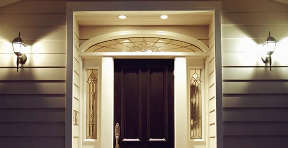security light installation services with professionally installed entryway lighting in Sarasota, FL